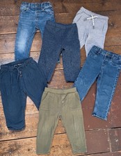 Baby boys bundle 12-18 months 6 x pairs jeans joggers Next Mango