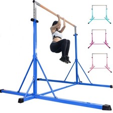 Gymnastics bar,5FT/6FT Horizontal Bars, Adjutable Gymnastic Bar for Kids Ages...