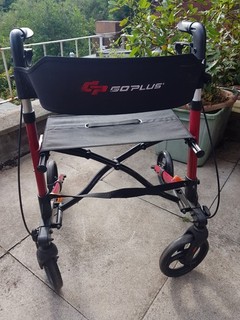 Goplus Walker With Seat And Backrest
