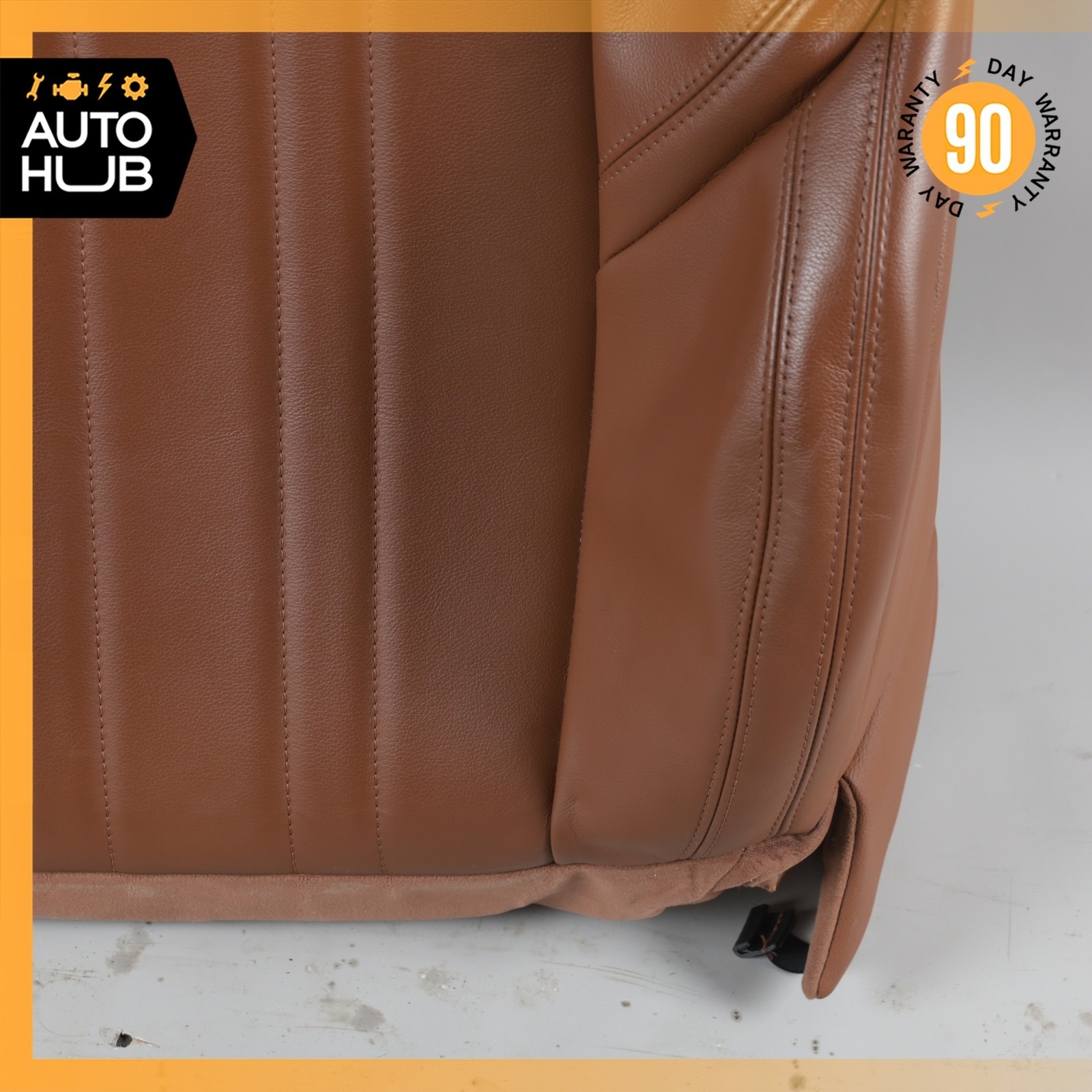 14-17 Maserati Ghibli M157 Front Right Top Upper Seat Cushion Brown OEM 68k