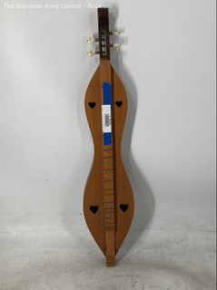 Brown Folk & World Musical Instrument Collectible 4 String Mountain Dulcimer