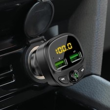 USB Chargeur De Voiture Bluetooth FM Kit Émetteur Radio Adaptateur Mains