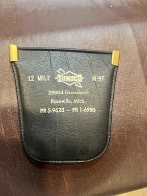 NOS 70 s? Sunoco Advertising Squeeze Key Chain Roseville Michigan Detroit