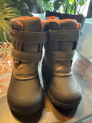 Carter's Toddler Boy's Light-Up Snow Boots Tan/Black Size US:10M Winter Boots