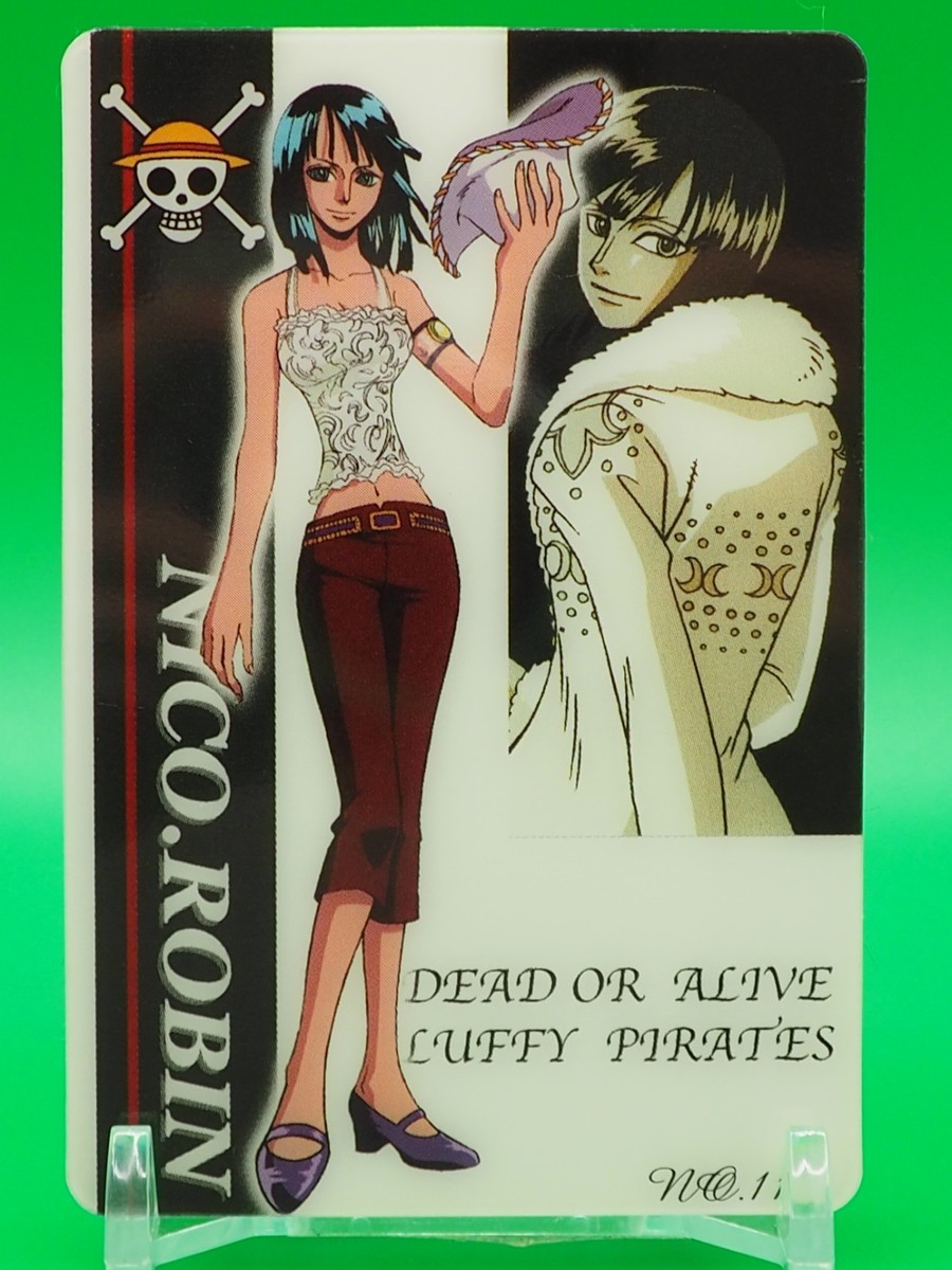 Nico Robin One Piece Gummy Trading Card No. 112 Bandai Anime Japan