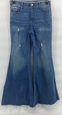 PILCRO By Anthropologie Wide Legs Flare Jeans Women's Size 28