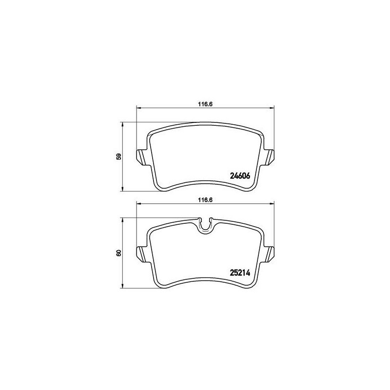 Brembo P85120 Bremsbelagsatz für Scheibenbremse Bremsbelagsatz für Audi - Bild 4