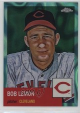 2022 Chrome Platinum Anniversary Aqua Lava Refractor 149/299 Bob Lemon HOF 11fb