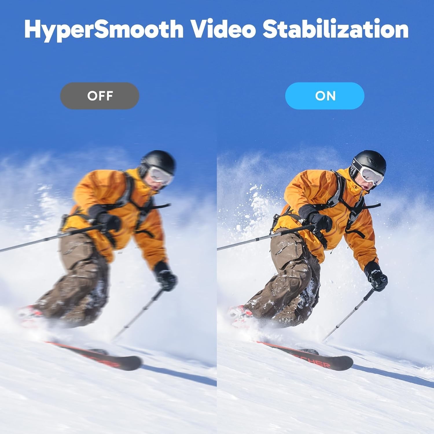 Caméra 4K AKASO EK7000 Pro Imperméable avec Stabilisation Électronique - 4