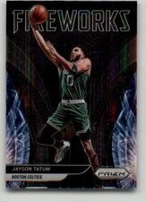 2021-22 Panini Prizm Jayson Tatum Fireworks #15 Boston Celtics