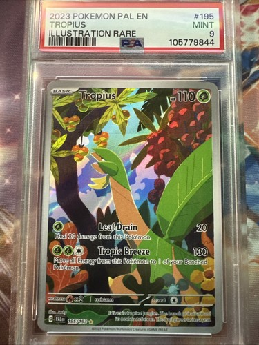 Tropius graded PSA 9 for sale on eBay