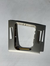 1999-2005 Bmw E46 Center Console Gear Shifter Silver Cover Trim Bezel Oem