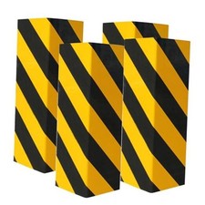 Garage Wall Protector Foam Wall Corner Guard for Parking Garages 4 pack Yellow