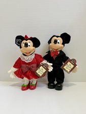 VTG Applause Disney Mickey & Minnie Plush Enchanted Season Christmas Tux Dress