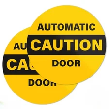 For Stanley  Besam Dorma Automatic Swing Sliding Door Caution Decals / Sticker