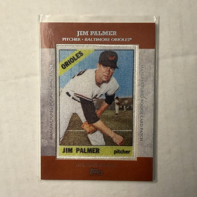 Topps 2013 Jim Palmer Manufactured Rookie Card Patch RCP-13 Orioles