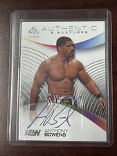 2025 Upper Deck SP Signature Edition AEW Anthony Bowens Authentic Signatures