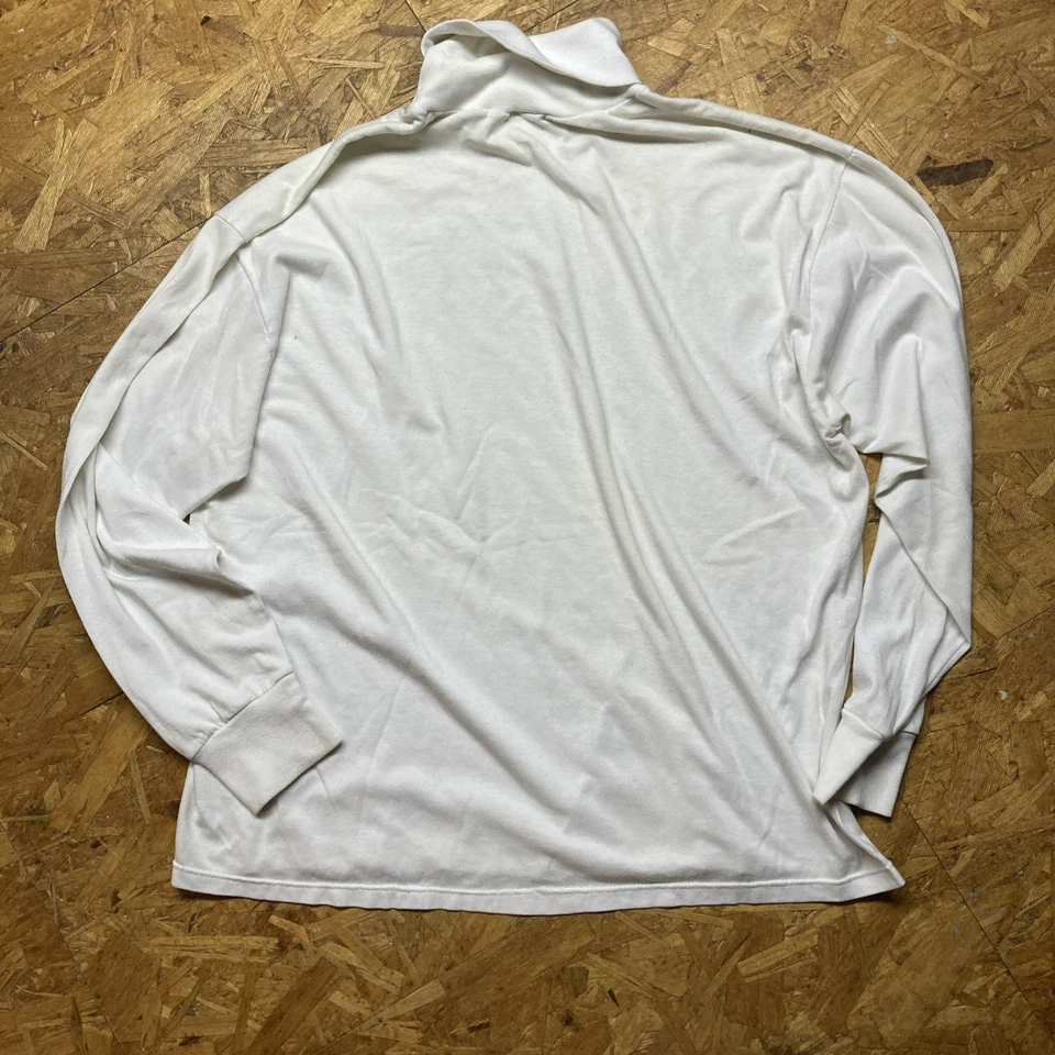 Camisa De Colección Para Hombre Grande Años 90 80 Y2K Blanca Cuello Simulado Algodón c3 Foto 3 de 3