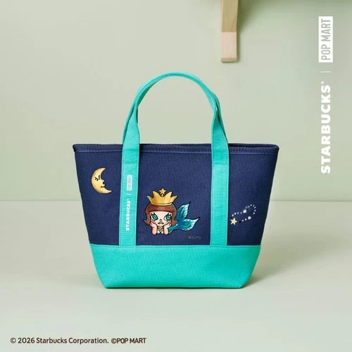 Starbucks Taiwan x POP MART Canvas tote bag- Molly
