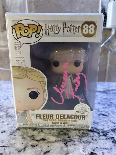 fleur delacour funko pop #88 Signed Autographed Harry Potter Clemence Poesy COA
