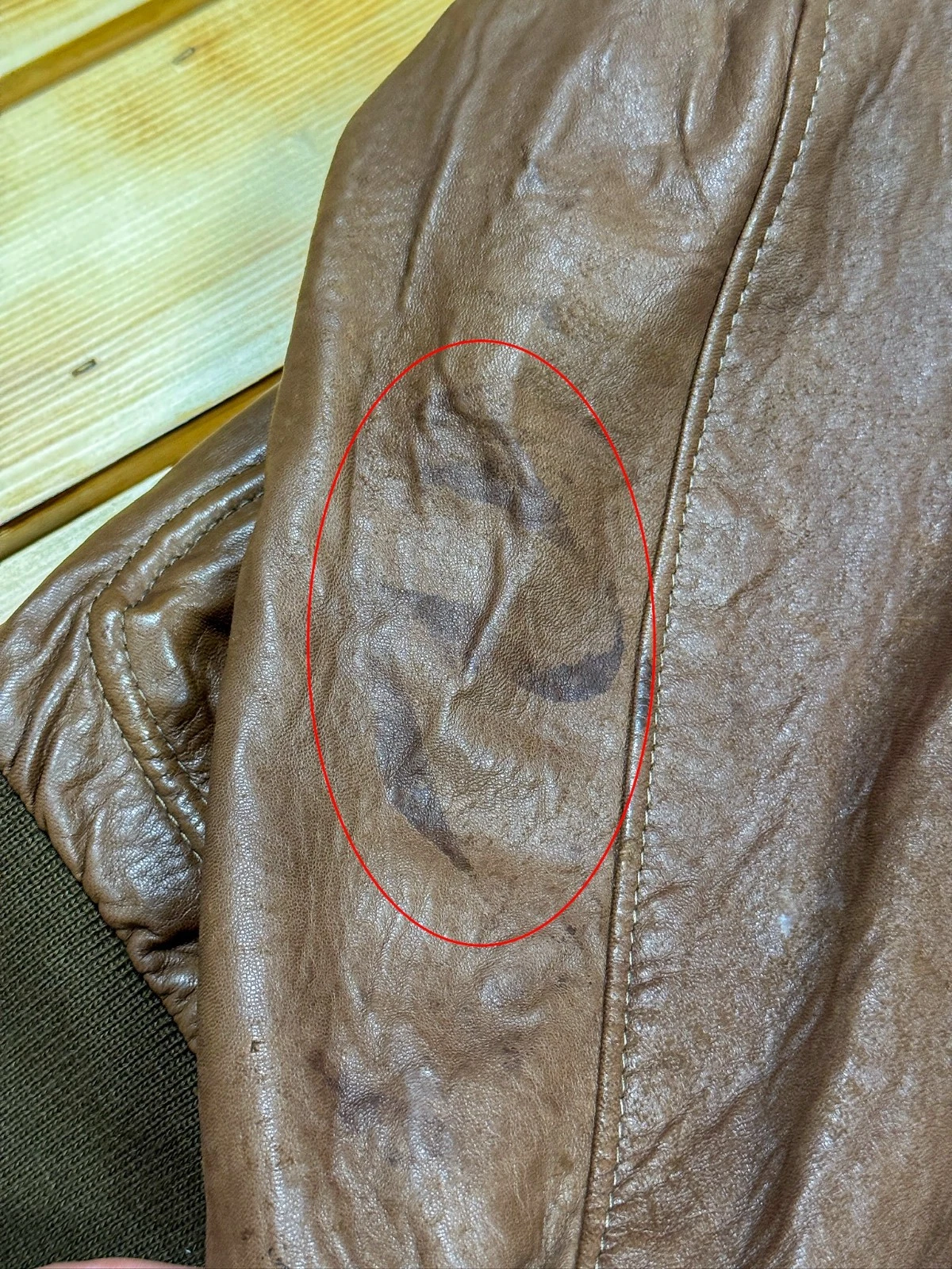 Vintage 90s Hard Rock Hotel Las Vegas Leather Bomber Jacket - product detail image 6