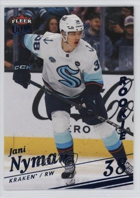 2025-26 Upper Deck Fleer Ultra Rookies Ice 45/100 Jani Nyman #176 Rookie RC 0b3