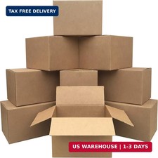 Amazon Basics Cardboard Moving Boxes for Packing and Shipping, Medium Size, 18"