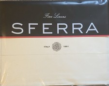 Sferra 3990 Celeste Ivory Twin Flat Sheet