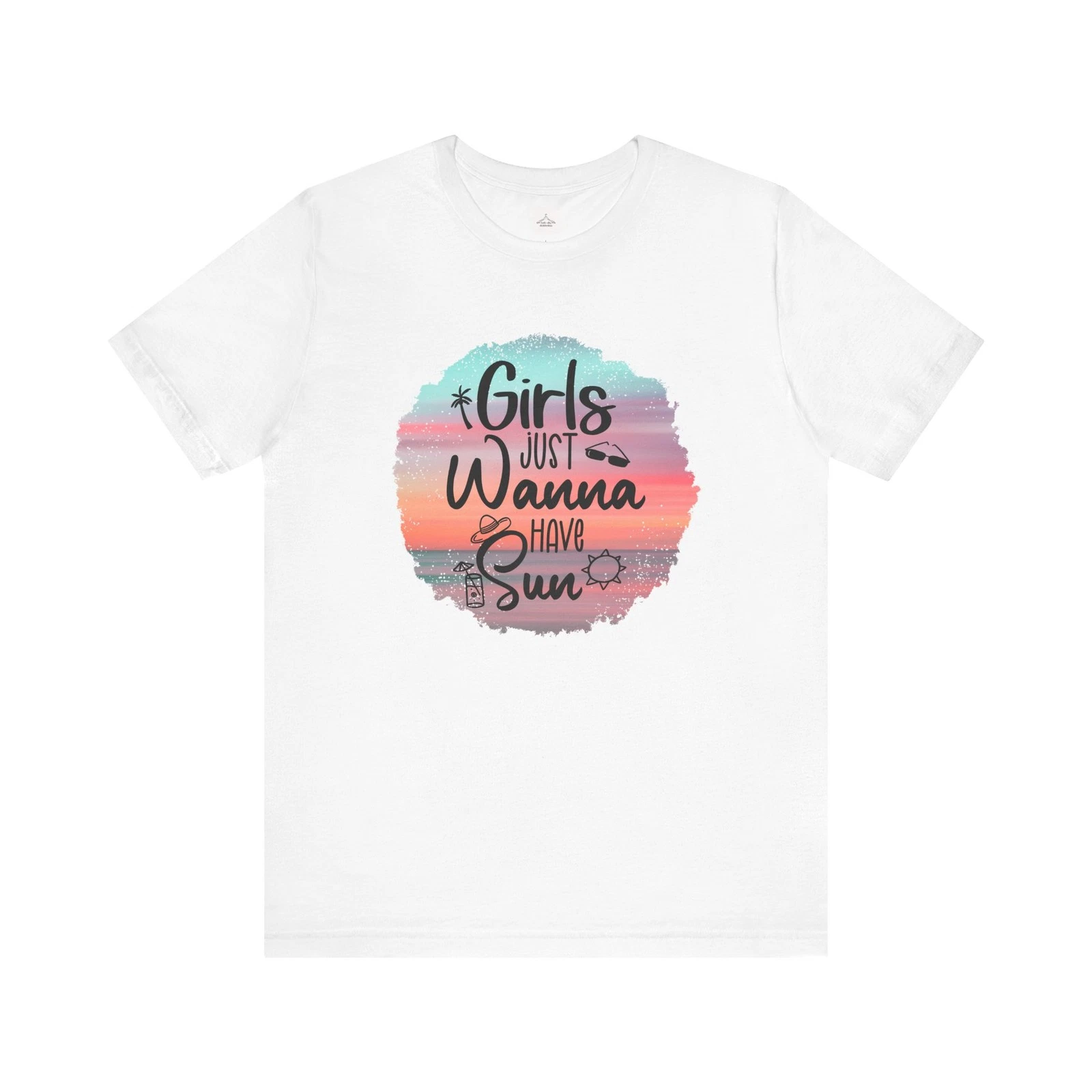 Girls Just Wanna Have Sun T-Shirt | Beach Sunset Graphic Tee