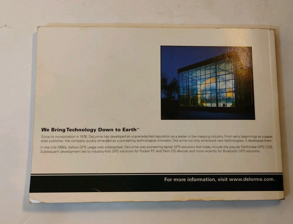 DeLorme Earthmate GPS PN-20 Handheld Waterproof Maps Camping Hiking Kayaking - Image 3 of 4