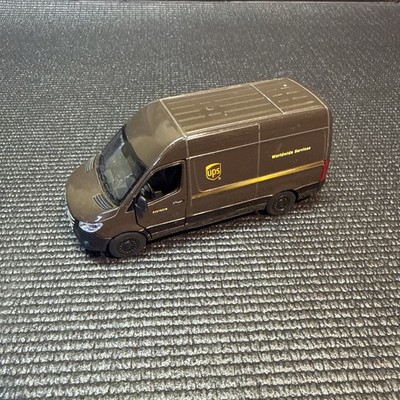 5'' UPS Mercedes Benz Sprinter Diecast Model Toy Car Delivery Van 1:48 Kinsmart