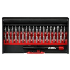 VESSEL 9836 Precision Specialty Screwdriver Bit Set of 36 With Case Tools Japan