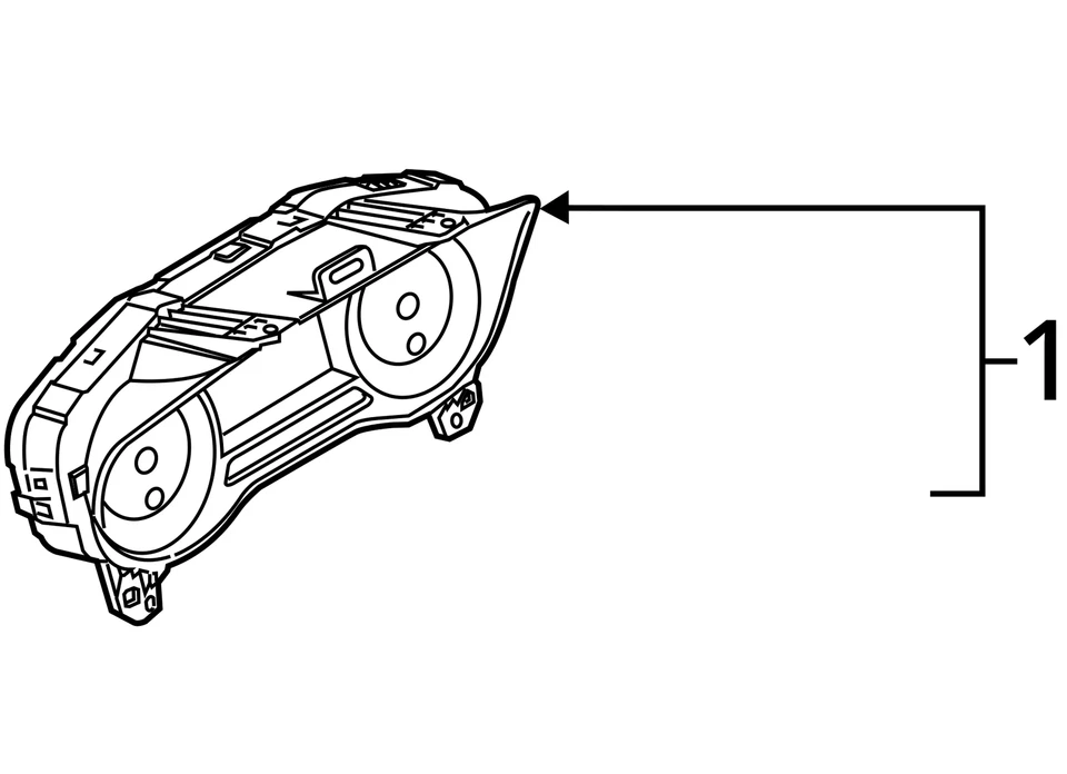 Medidores de painel de instrumentos velocímetro Ford Fusion 2018-2018 Js7t-10849-ga PUY03 - Imagem 4 de 4