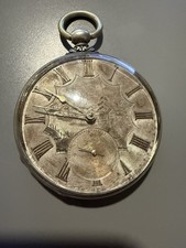 Antique Key Wind Pocket Watch Runs
