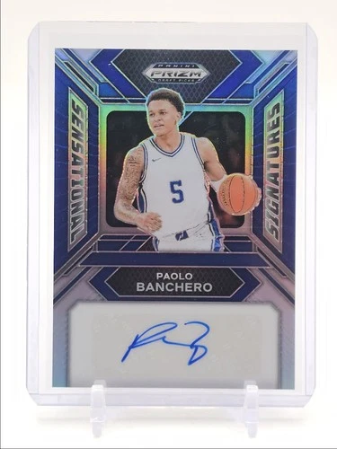 PAOLO BANCHERO 2024-25 PANINI PRIZM DRAFT SENSATIONAL SILVER AUTO /149 Q0365