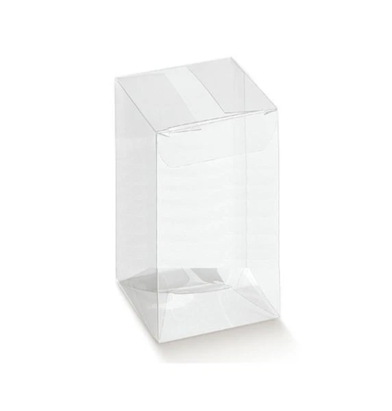 10 Scatole Porta Bomboniere In PVC Trasparente – Pieghevoli, 8x8x8 Cm, Per Confetti E Piccoli Regali - 3