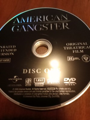 AMERICAN GANGSTER DVD DISC ONLY USED TESTED FREESHIP NOTRACKING