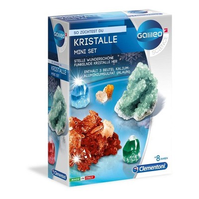 Clementoni Galileo Kristalle selbst züchten Mini-Set Experimentierset Mineralien