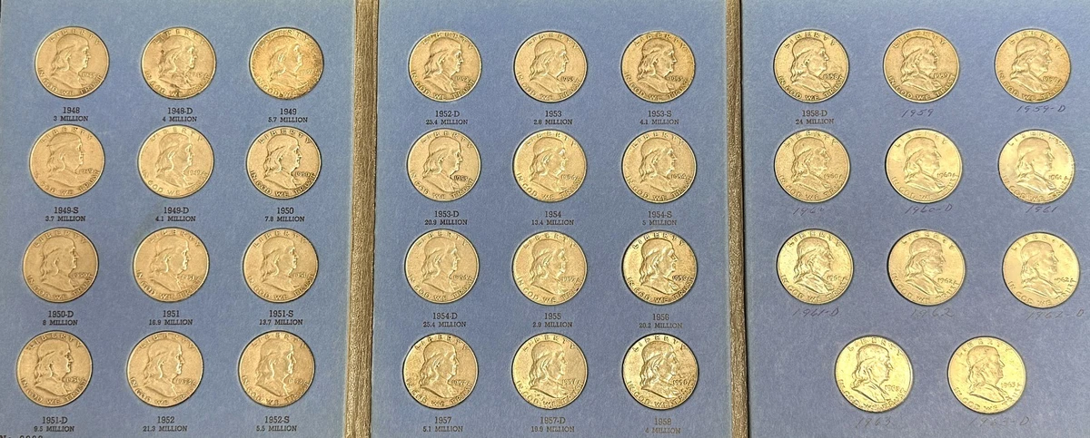 Franklin Half Dollars (1948-1963) 1948 Coin Set for sale | eBay