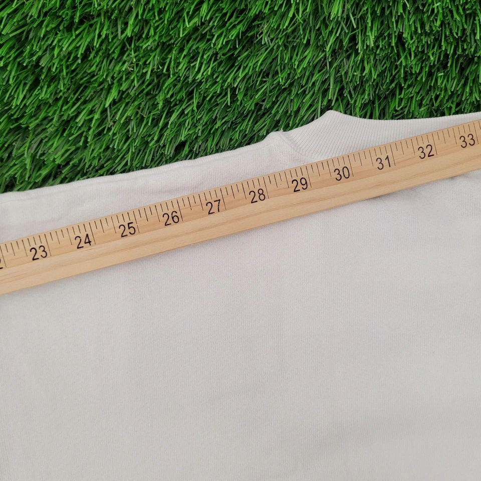 Винтажная женская толстовка 90-х смешной сарказм отношение XL 24x23 белая - Изображение 3 из 4