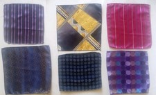 Pocket Squares Mens 6 Pack Handkerchiefs Fashion Hankies