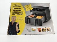 Rachs Kochwerk Doppel HeißLuft Fritteuse Dual Airfryer FrittöSe Grill Ofen 7 L