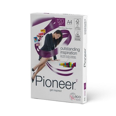 Pioneer A4 Kopierpapier (120 g/m²) - 2000 Blatt (8 Packungen)