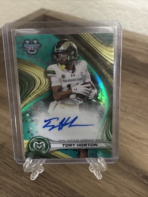 Tory Horton 2024 Bowman Best University Teal Auto 1/15