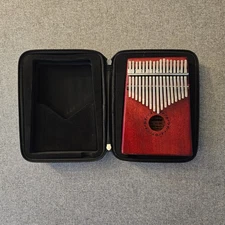Gecko Kalimba K17M Mahogany Thumb Piano w/Case