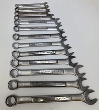 Craftsman Metric 13 pc Combination Wrench Set  6mm–19mm 12PT  V V^ & VV  No 16mm