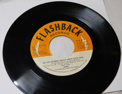 DAWN SAY, HAS ANYBODY SWEN MY SWEET GYPSY ROSE / TIE A YELLOW 45 RPM RECORD 036