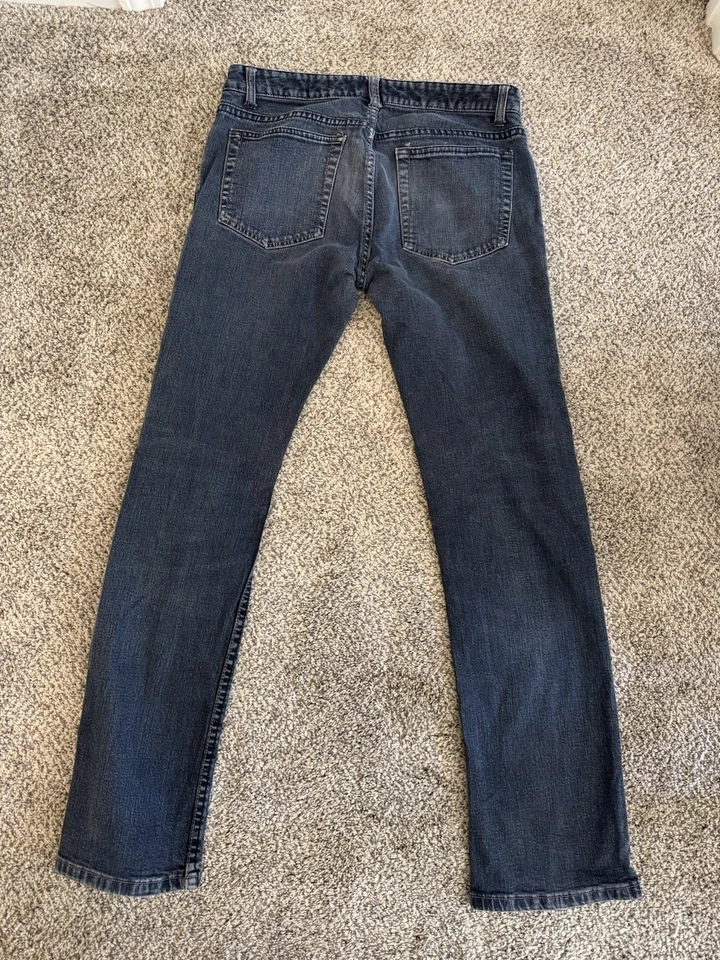 Pantalones de mezclilla Lip Service para hombre 31x32 azul GARAJE elásticos corte original botón mosca Foto 2 de 4