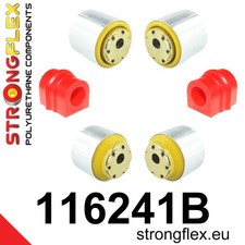 STRONGFLEX PU VORDERRADAUFH&Auml;NGUNGSBUCHSENSATZ MERCEDES CLK W209 21MM 111964 ROT