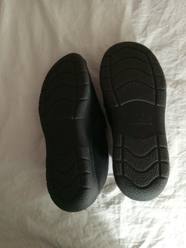 DEARFOAMS MEN'S JASON CORDUROY MOCCASIN  BEDROOM SLIPPERS BLACK US SIZE 9-10 MED - Picture 8 of 9